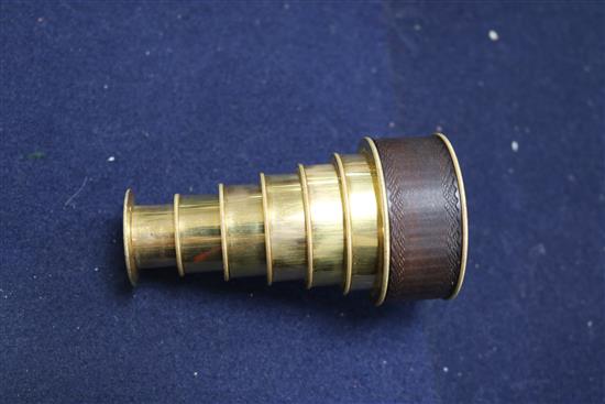 A cased telescope